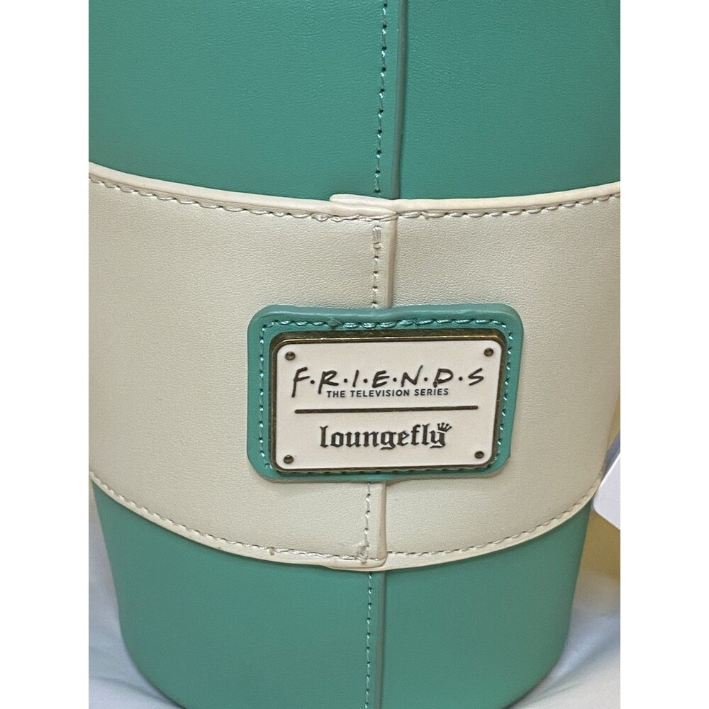 LOUNGEFLY  Friends Central Perk To-Go Coffee Cup Scented Crossbody Bag NEw - Picture 9 of 11